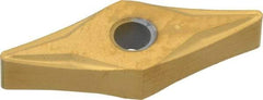 Kennametal - VNGP332 K Grade KC730 Carbide Turning Insert - TiN Finish, 35° Diamond, 3/8" Inscr Circle, 3/16" Thick, 1/32" Corner Radius - Industrial Tool & Supply