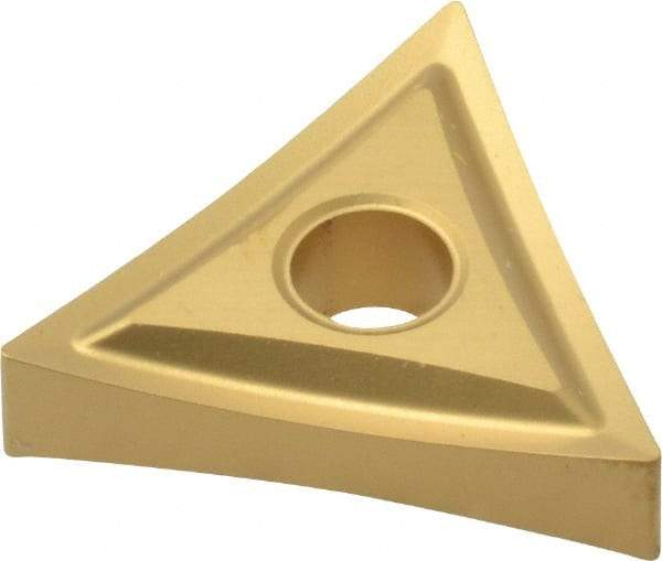 Kennametal - TNMP431 Grade KC850 Carbide Turning Insert - TiC/TiCN/TiN Finish, 60° Triangle, 1/2" Inscr Circle, 3/16" Thick, 1/64" Corner Radius - Industrial Tool & Supply