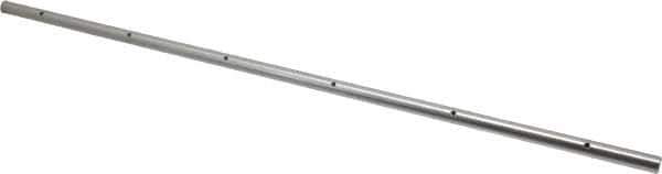 Thomson Industries - 1/2" Diam, 2' Long, Steel Predrilled Round Linear Shafting - 60-65C Hardness, 0.031 Tolerance - Industrial Tool & Supply