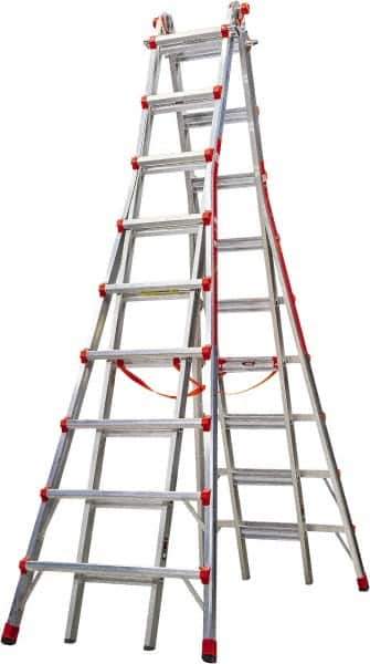Little Giant Ladder - 17' High, Type IA Rating, Aluminum Telescoping Ladder - 300 Lb Capacity, 21' Working Length - Industrial Tool & Supply