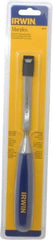 Irwin - 10-3/4" OAL x 1/2" Blade Width Wood Chisel - Polypropylene Handle - Industrial Tool & Supply