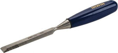 Irwin - 10-3/4" OAL x 5/8" Blade Width Wood Chisel - Polypropylene Handle - Industrial Tool & Supply