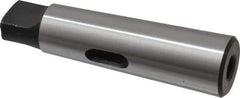 Jacobs - MT1 Inside Morse Taper, MT4 Outside Morse Taper, Standard Reducing Sleeve - Soft with Hardened Tang, 1/4" Projection, 123.95mm OAL - Exact Industrial Supply