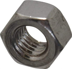 Value Collection - M6x1.00 Metric Coarse Stainless Steel Right Hand Heavy Hex Nut - 10mm Across Flats, 6mm High, Uncoated - Industrial Tool & Supply