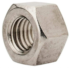Value Collection - M12x1.75 Metric Coarse Stainless Steel Right Hand Heavy Hex Nut - 19mm Across Flats, 12mm High, Uncoated - Industrial Tool & Supply