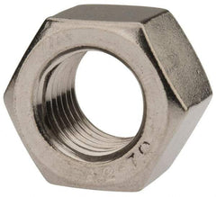 Value Collection - M16x2.00 Metric Coarse Stainless Steel Right Hand Heavy Hex Nut - 24mm Across Flats, 16mm High, Uncoated - Industrial Tool & Supply