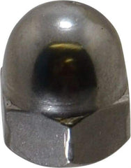 Value Collection - M8x1.25 Metric Coarse, 13mm Width Across Flats, Uncoated, Stainless Steel Acorn Nut - 15mm Overall Height, Austenitic A2, DIN 1587 - Industrial Tool & Supply