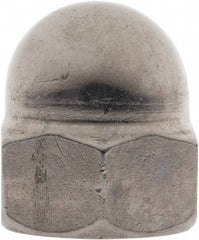 Value Collection - M12x1.75 Metric Coarse, 19mm Width Across Flats, Uncoated, Stainless Steel Acorn Nut - 22mm Overall Height, Austenitic A2, DIN 1587 - Industrial Tool & Supply