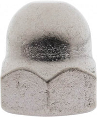 Value Collection - M20x2.5 Metric Coarse, 30mm Width Across Flats, Uncoated, Stainless Steel Acorn Nut - 34mm Overall Height, Austenitic A2, DIN 1587 - Industrial Tool & Supply