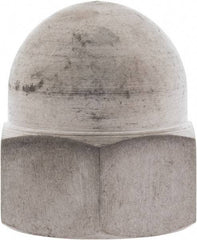 Value Collection - M24x3 Metric Coarse, 36mm Width Across Flats, Uncoated, Stainless Steel Acorn Nut - 42mm Overall Height, Austenitic A2, DIN 1587 - Industrial Tool & Supply