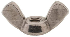 Value Collection - M4x0.70 Metric Coarse, Stainless Steel Standard Wing Nut - Grade 18-8, Austenitic Grade A2, 20mm Wing Span, 10.5mm Wing Span - Industrial Tool & Supply