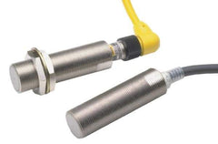 Omron - NC, NC, 2mm Detection, Cylinder Shielded, Inductive Proximity Sensor - 2 Wires, IP67, 12 to 24 VDC, M12x1 Thread, 69mm Long x 21mm Wide - Industrial Tool & Supply