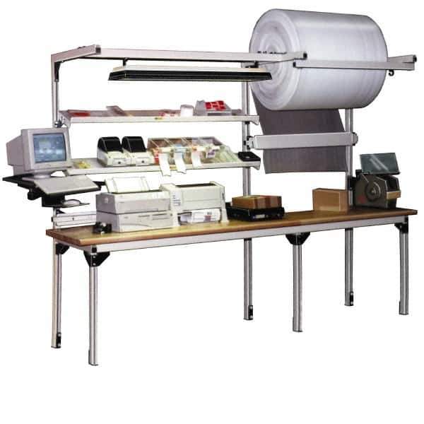 Qualtech - 120" Wide, Packaging Work Station - 325" Deep - Industrial Tool & Supply