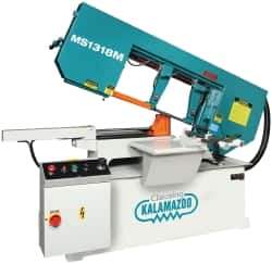 Clausing - 18-1/2 x 10-1/2" Max Capacity, Manual Variable Speed Pulley Horizontal Bandsaw - 102 to 377 SFPM Blade Speed, 230/460 Volts, 3 hp, 3 Phase - Industrial Tool & Supply