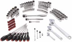 Blackhawk by Proto - 150 Piece 1/4, 3/8, 1/2" Drive Master Tool Set - Industrial Tool & Supply