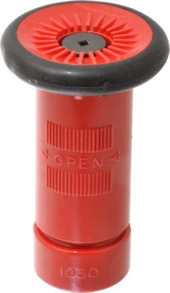 Made in USA - 1" Hose Diam NPSH Constant Flow Hose Nozzle - 22 Max GPM, Polyurethane, 100 psi - Industrial Tool & Supply