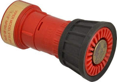 Value Collection - 1-1/2" Hose Diam NPSH Constant Flow Hose Nozzle - 95 Max GPM, Polyurethane, 100 psi - Industrial Tool & Supply