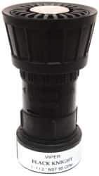 Value Collection - 1-1/2" Hose Diam NPSH Constant Flow Hose Nozzle - 95 Max GPM, Polyurethane, 100 psi - Industrial Tool & Supply