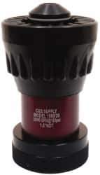 Made in USA - 1-1/2" Hose Diam NST Adjustable Fog Hose Nozzle - 90 Max GPM, Polyurethane, 100 psi - Industrial Tool & Supply