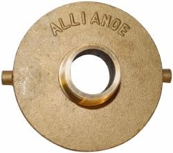 Value Collection - 2-1/2" Thread Hydrant Adapter - Brass - Industrial Tool & Supply