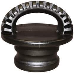 Made in USA - 4" Thread Hydrant Safety Bump Cap - Polyurethane - Industrial Tool & Supply