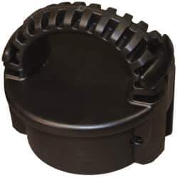 Made in USA - 3" Thread Hydrant Safety Bump Cap - Polyurethane - Industrial Tool & Supply