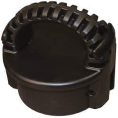 Made in USA - 3" Thread Hydrant Safety Bump Cap - Polyurethane - Industrial Tool & Supply