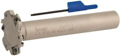 Iscar - Shank Connection, 5/32" Cutting Width, 7/16" Depth of Cut, 1-1/2" Cutter Diam, 3 Tooth Indexable Slotting Cutter - 5/8" Shank Diam, ETS-LN08 Toolholder, LNET Insert, Right Hand Cutting Direction - Industrial Tool & Supply