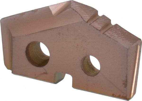 Allied Machine and Engineering - 15/16" Diam x 5/32" Thick, Seat Code 1, 132° Included Angle Spade Drill Insert - AM200 Coated, Cobalt, Grade Super Cobalt, Series GEN2 T-A - Industrial Tool & Supply