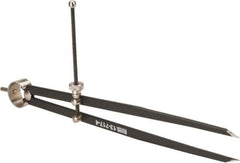 SPI - 12 Inch Leg, Spring Joint, Steel, Powder Coated, Divider - 12 Inch Max Measurement, with Quick Nut Adjustment - Industrial Tool & Supply