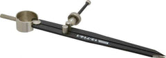 SPI - 6 Inch Leg, Spring Joint, Steel, Powder Coated, Divider - 6 Inch Max Measurement, with Quick Nut Adjustment - Industrial Tool & Supply