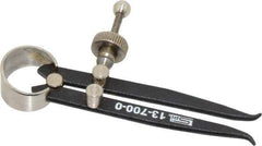 SPI - 3 Inch Leg, Spring Joint, Steel, Powder Coated, Inside Caliper - 3 Inch Max Measurement, with Quick Nut Adjustment - Industrial Tool & Supply