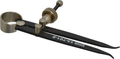 SPI - 4 Inch Leg, Spring Joint, Steel, Powder Coated, Inside Caliper - 4 Inch Max Measurement, with Quick Nut Adjustment - Industrial Tool & Supply