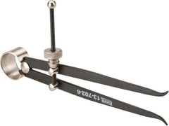 SPI - 6 Inch Leg, Spring Joint, Steel, Powder Coated, Inside Caliper - 6 Inch Max Measurement, with Quick Nut Adjustment - Industrial Tool & Supply