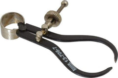 SPI - 3 Inch Leg, Spring Joint, Steel, Powder Coated, Outside Caliper - 3 Inch Max Measurement, with Quick Nut Adjustment - Industrial Tool & Supply