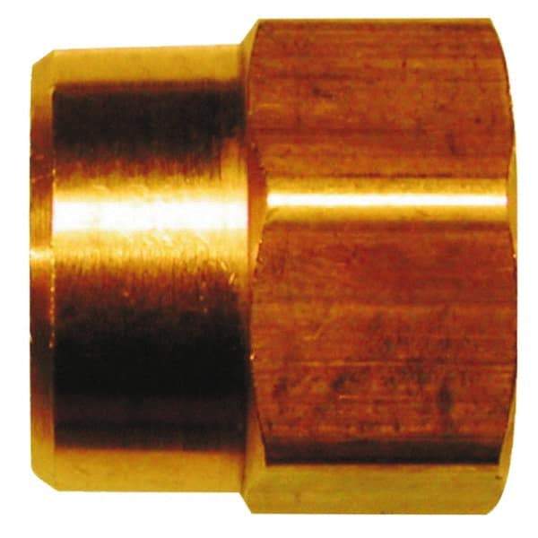 Cerro - 1/2 FPT & 3/4 FGHT Garden Hose Fitting - Brass, Female Hose to Female Pipe Connector - Industrial Tool & Supply