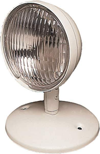 Mule - 1 Head, 6 VDC, Polycarbonate, Incandescent Remote Emergency Lighting Head - 25 Watt, Battery Not Included - Industrial Tool & Supply