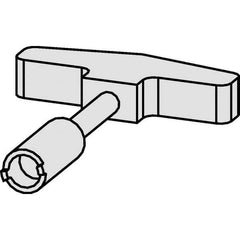 Kennametal - T-Handle Driver for Indexable Tools - Coolant Supply Unit Compatible, Series HSK - Industrial Tool & Supply