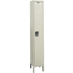 Hallowell - 1 Door, 1 Tier, Premium Wardrobe Lockers - Industrial Tool & Supply