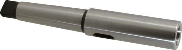 Jacobs - MT3 Inside Morse Taper, MT4 Outside Morse Taper, Extension Morse Taper to Morse Taper - 240.03mm OAL, Alloy Steel, Hardened & Ground Throughout - Exact Industrial Supply