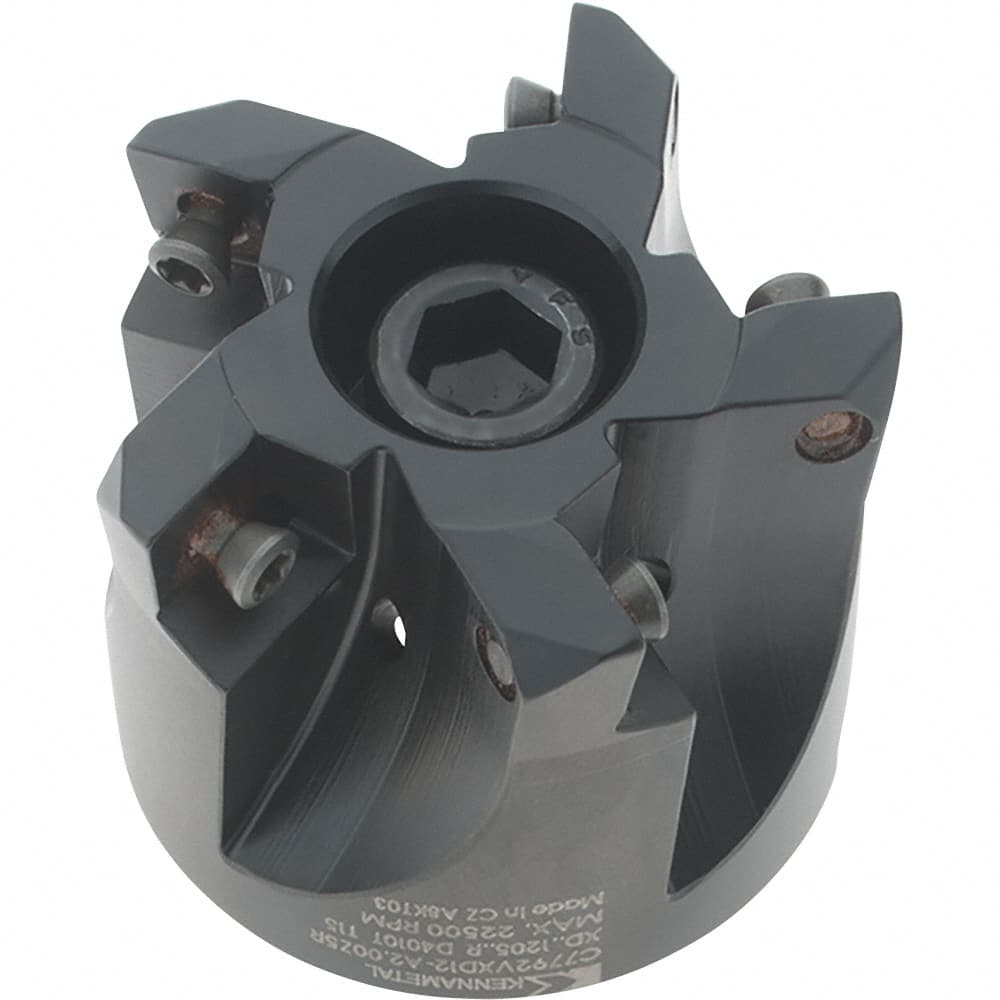 Kennametal - 2" Cut Diam, 3/4" Arbor Hole Diam, Indexable Square-Shoulder Face Mill - Industrial Tool & Supply