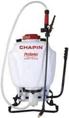 Chapin - 4 Gal Garden Backpack Sprayer - Reinforced Hose, Polyethylene Tank, For Industrial Applications - Industrial Tool & Supply