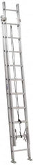Louisville - 16' High, Type IA Rating, Aluminum Industrial Extension Ladder - Industrial Tool & Supply