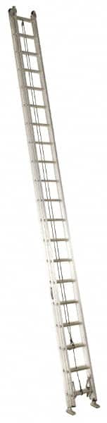 Louisville - 40' High, Type IA Rating, Aluminum Industrial Extension Ladder - Industrial Tool & Supply