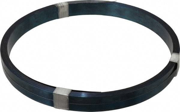 Value Collection - 1 Piece, 25 Ft. Long x 1 Inch Wide x 0.032 Inch Thick, Roll Shim Stock - Spring Steel - Industrial Tool & Supply