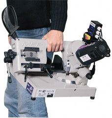 Manual Combo Horizontal & Vertical Bandsaw Single Phase, 45° Vise Rotation, 1 & 2.4 hp, 110 Volts, Geared Head