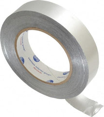 Intertape - 1" x 60 Yds Silver Foil Tape - 6.1 mil, Acrylic Adhesive, Aluminum Foil Backing, 29 Lb/ln Tensile Strength, -29.2°F to 203°F, Series ALF300 - Industrial Tool & Supply