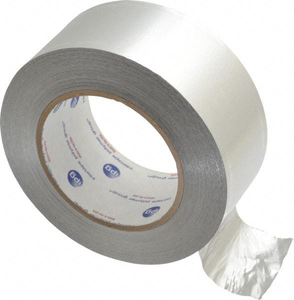 Intertape - 2" x 60 Yds Silver Foil Tape - 5 mil, Acrylic Adhesive, Aluminum Foil Backing, 28 Lb/ln Tensile Strength, -29.2°F to 325°F, Series ALF300 - Industrial Tool & Supply