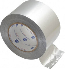 Intertape - 3" x 60 Yds Silver Foil Tape - 5 mil, Acrylic Adhesive, Aluminum Foil Backing, 28 Lb/ln Tensile Strength, -29.2°F to 325°F, Series ALF300 - Industrial Tool & Supply