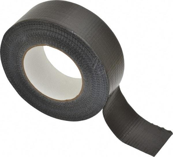 Intertape - 2" x 55m Black Duct Tape - 9 mil, Rubber Adhesive, Polyethylene Cloth Backing, 18 Lb/ln Tensile Strength, 32°F to 160°F, Series AC20 - Industrial Tool & Supply